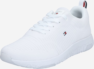 Baskets basses 'Corporate' TOMMY HILFIGER en blanc : devant