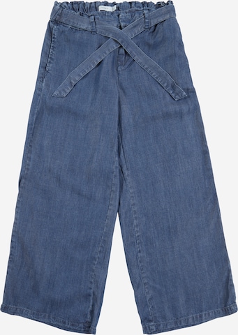 NAME IT Wide leg Jeans 'Randi Takaren' in Blauw: voorkant