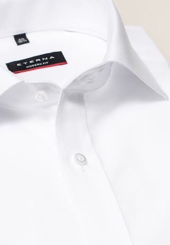 ETERNA Regular fit Button Up Shirt in White