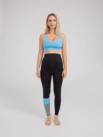 Hey Honey for EDITED Skinny Sportbroek 'Maternity Surf Style' in Zwart