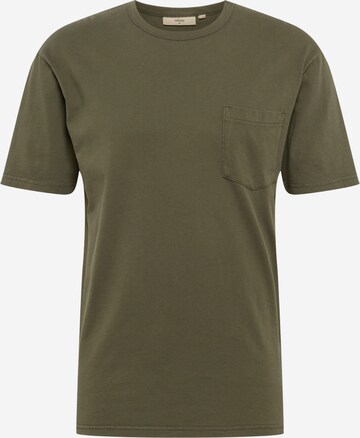 Coupe regular T-Shirt 'Haris' minimum en vert : devant