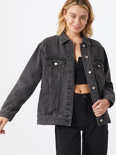 Missguided Chaqueta vaquera en negro