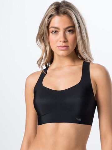 SLOGGI Bustier BH 'Zero Feel' in Schwarz: predná strana