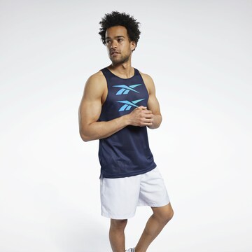 Reebok Tanktop in Blau: predná strana