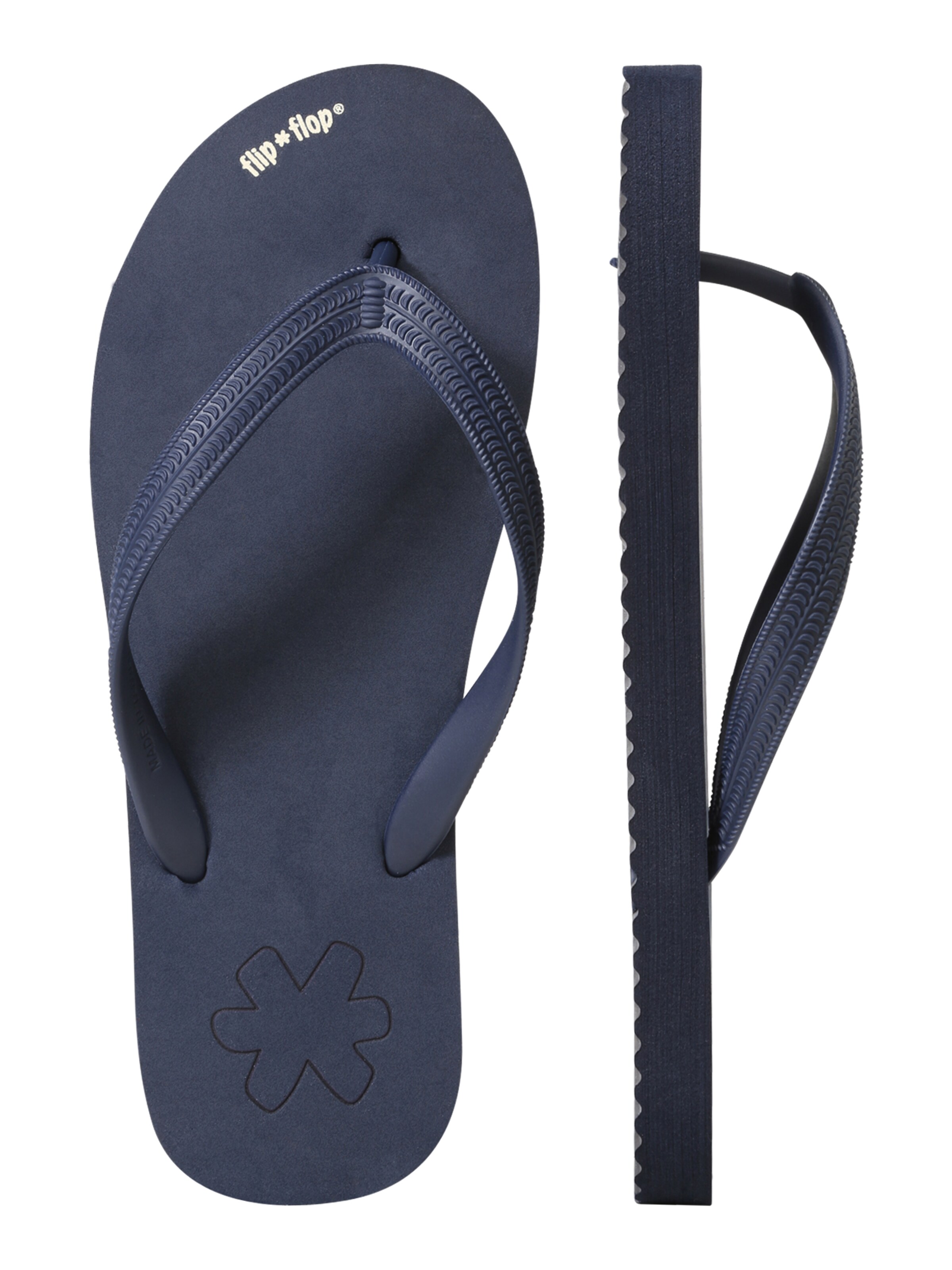 Flip-flops de la FLIP*FLOP pe albastru: lateral