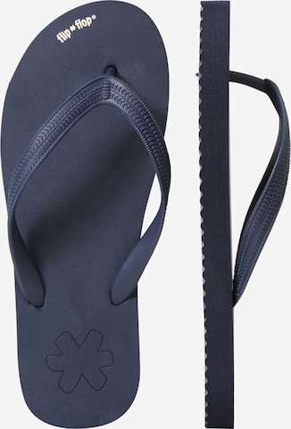 FLIP*FLOP T-bar sandals in Blue: side