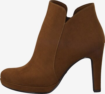 TAMARIS Ankle Boots 'Lycoris' in Brown