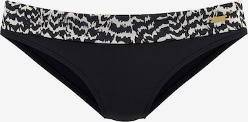 LASCANA Bikini Bottoms in Black: front