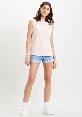 Regular Jean '501® Rolled Shorts' LEVI'S ® en bleu : devant