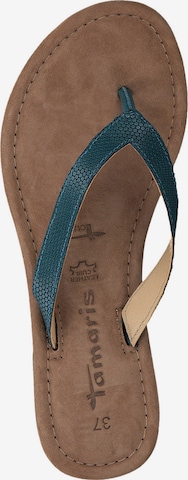 TAMARIS T-Bar Sandals in Blue