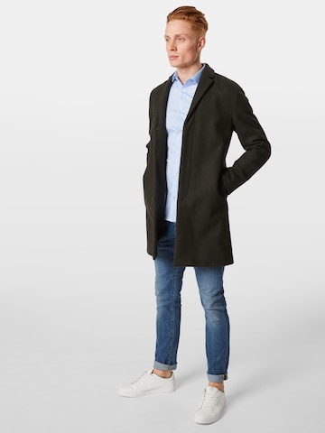 JACK & JONES Super Slim Fit Button Up Shirt 'Parma' in Blue