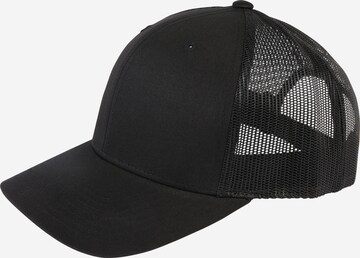 Casquette Flexfit en noir : devant