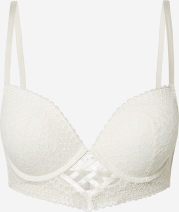 LASCANA Push-up Bra in White: front