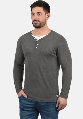 !Solid Shirt 'Doriano' in Grey: front