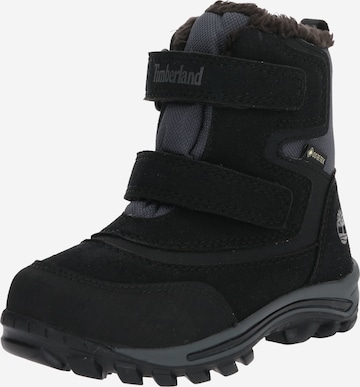 TIMBERLAND Snow Boots in Black: front