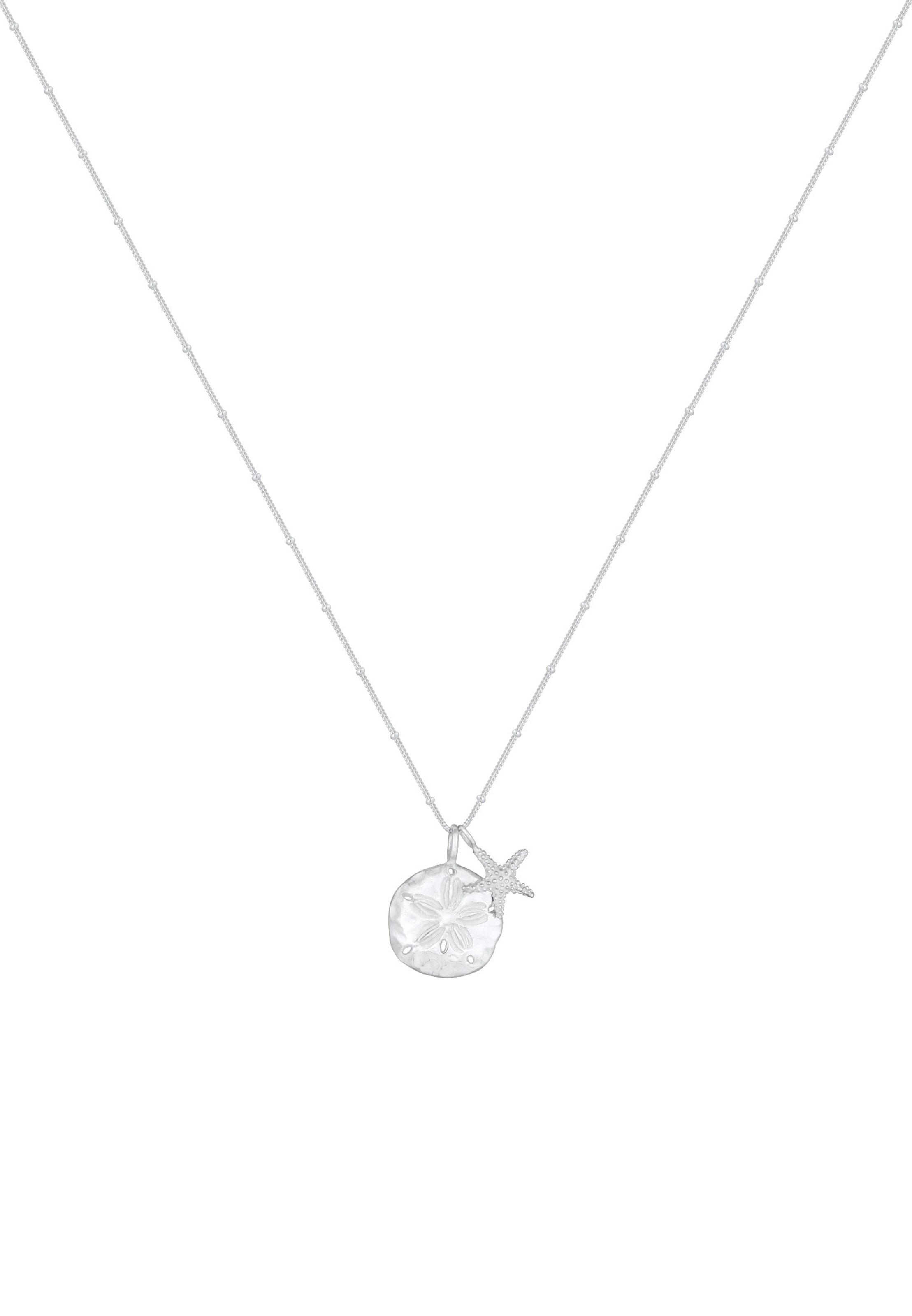 Chaîne 'Blume, Multipendants, Seestern' ELLI en argent