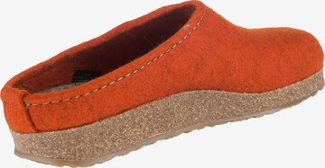 HAFLINGER Slippers 'Grizzly Kanon' in Orange