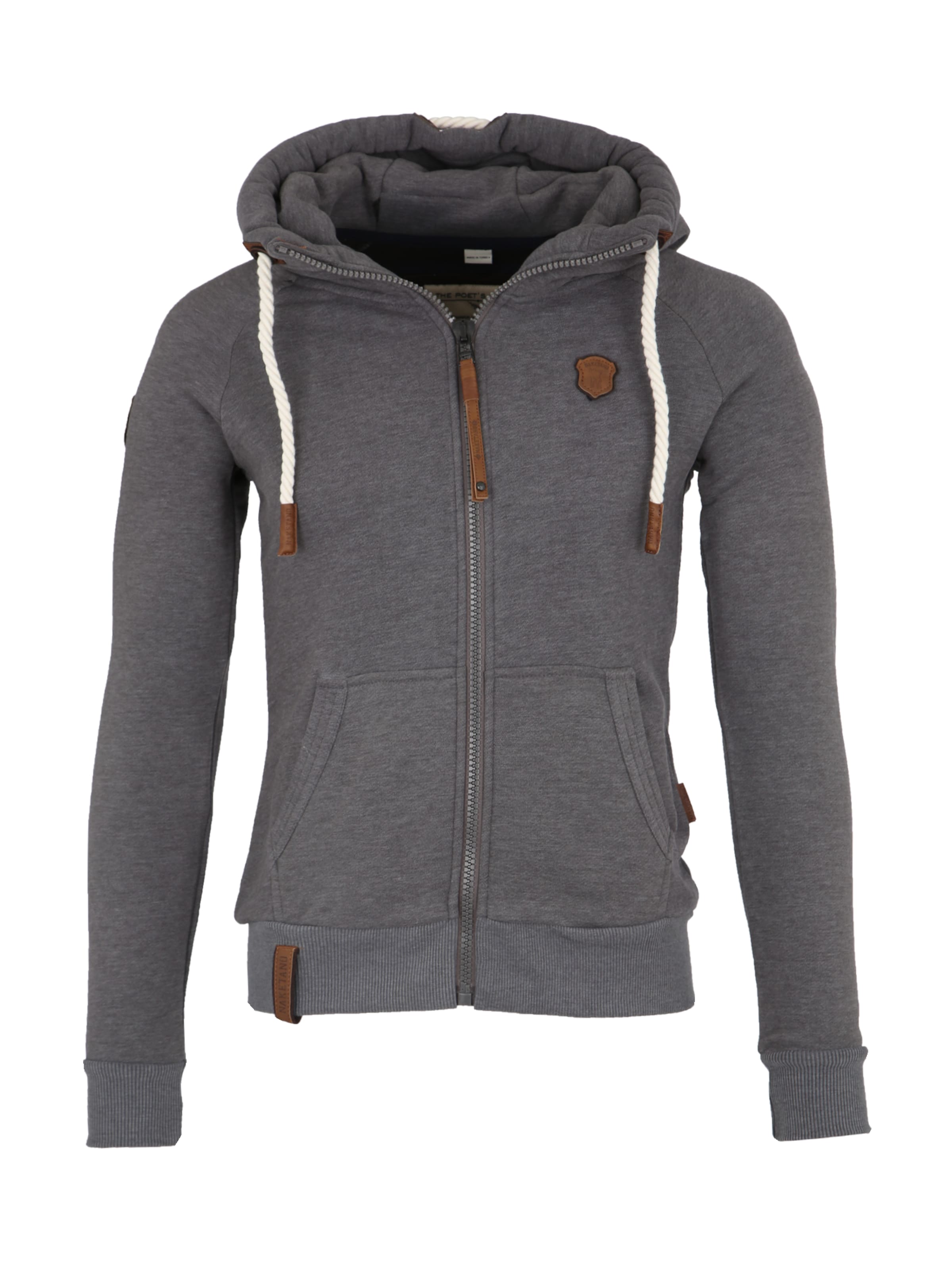 Giacca di felpa di naketano in grigio: frontale