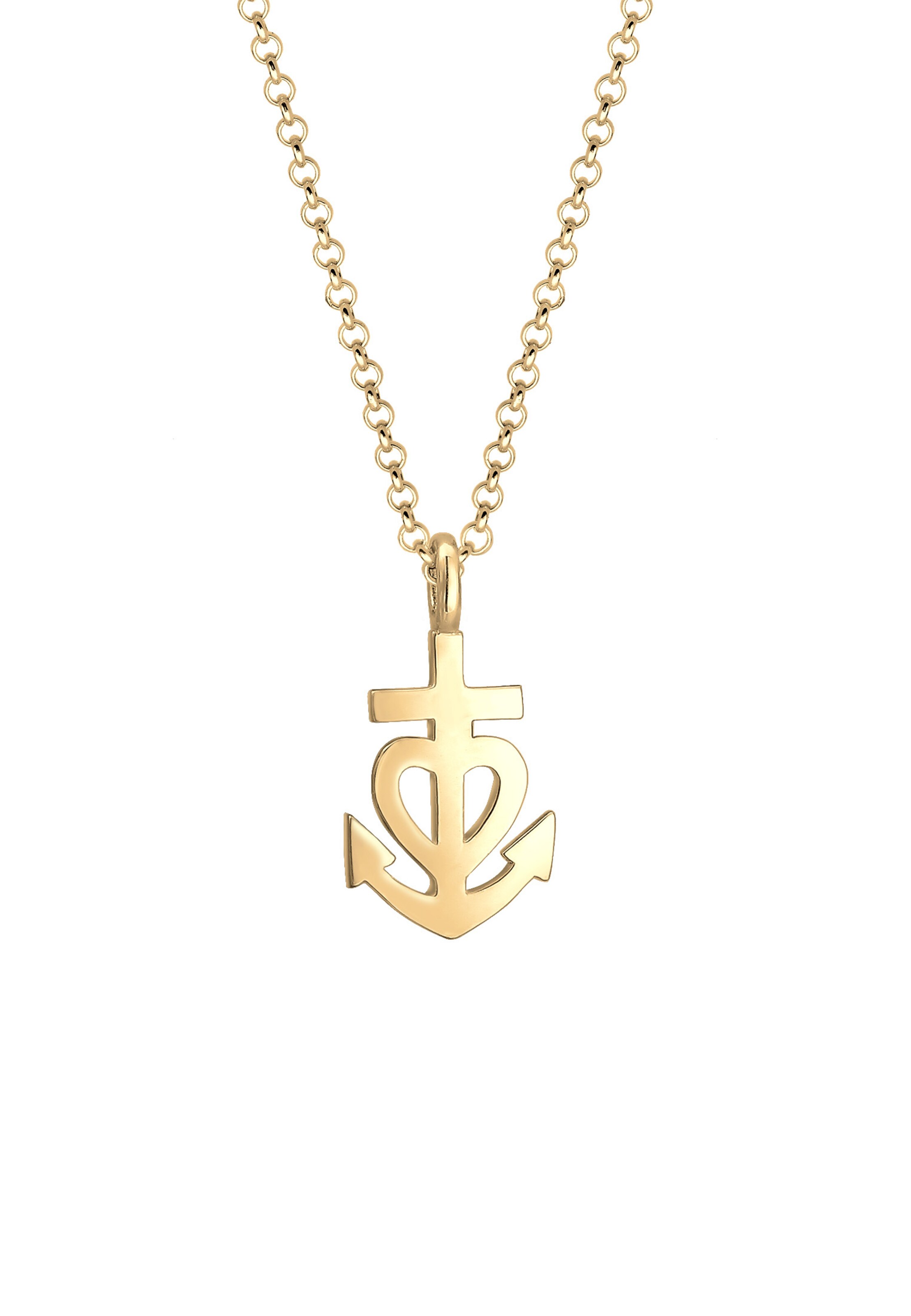Chaîne 'Anker, Herz, Kreuz' ELLI en or