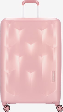 Hedgren Trolley 'Edge Carve' 75 cm in Pink: predná strana