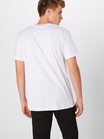 Mister Tee Shirt 'Fake Love' in Wit: terug