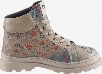 DOGO Schnürboots 'Lost in Colors' in Beige