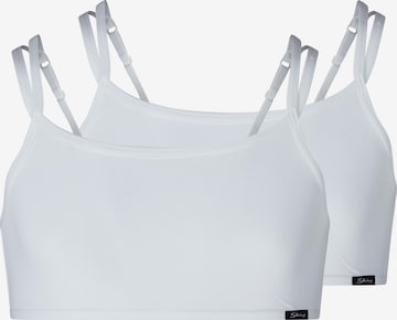 Skiny Bra in White: front