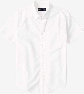 Abercrombie & Fitch Klasický střih Košile – bílá: přední strana