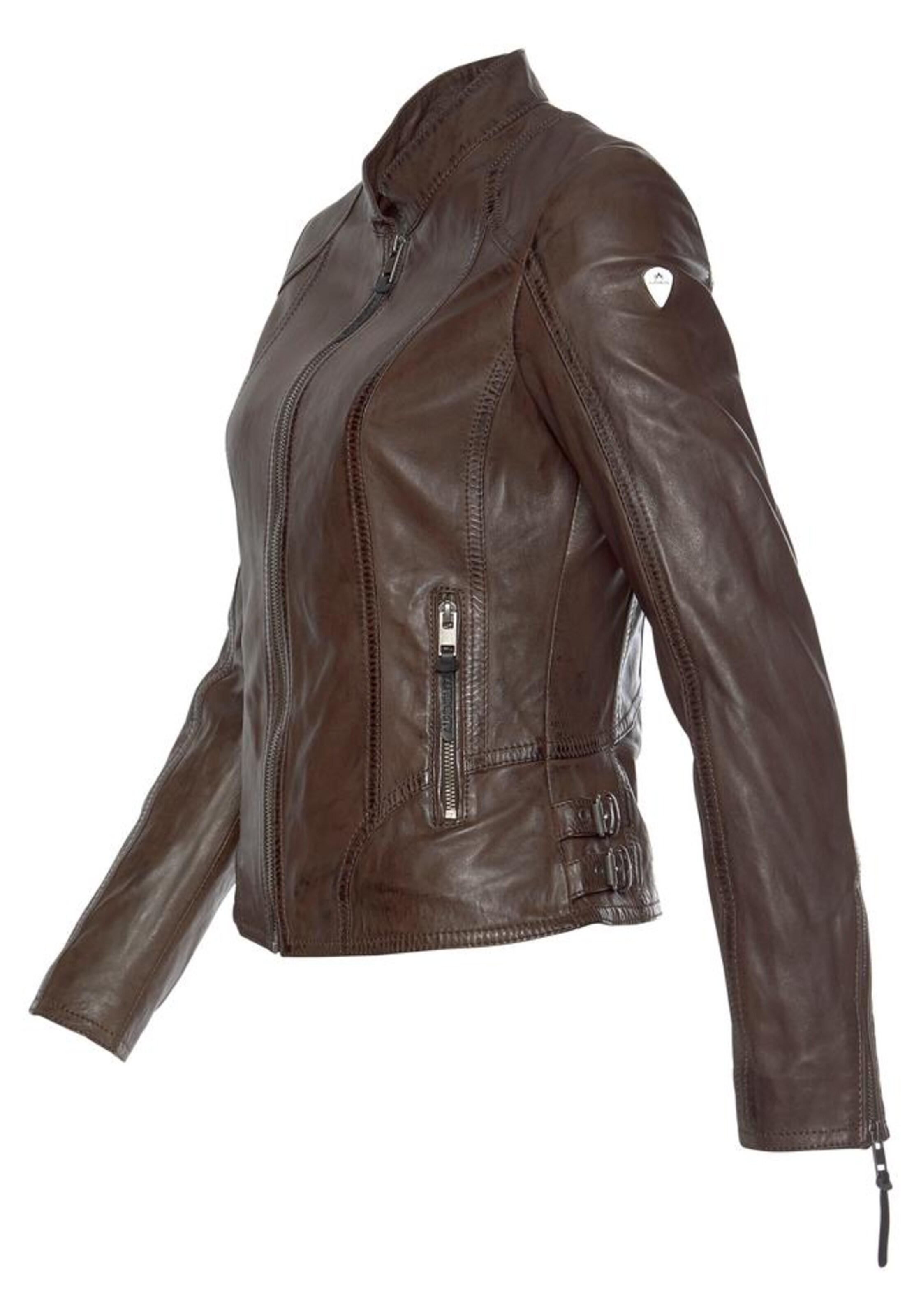 ALPENBLITZ Lederjacke in Braun