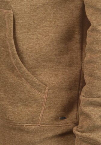 !Solid Zip-Up Hoodie 'Berti' in Brown