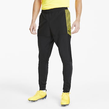 PUMA Tapered Sporthose in Schwarz: Vorderseite