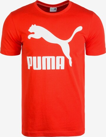 PUMA T-Shirt 'Classic' in Rot: predná strana