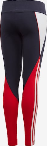 Skinny Pantaloni sport 'Bold' de la ADIDAS PERFORMANCE pe albastru