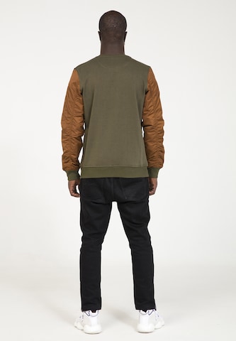 Sweat-shirt PLUS EIGHTEEN en vert