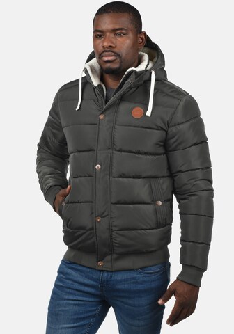 BLEND Winter Jacket 'Frederico' in Grey: front