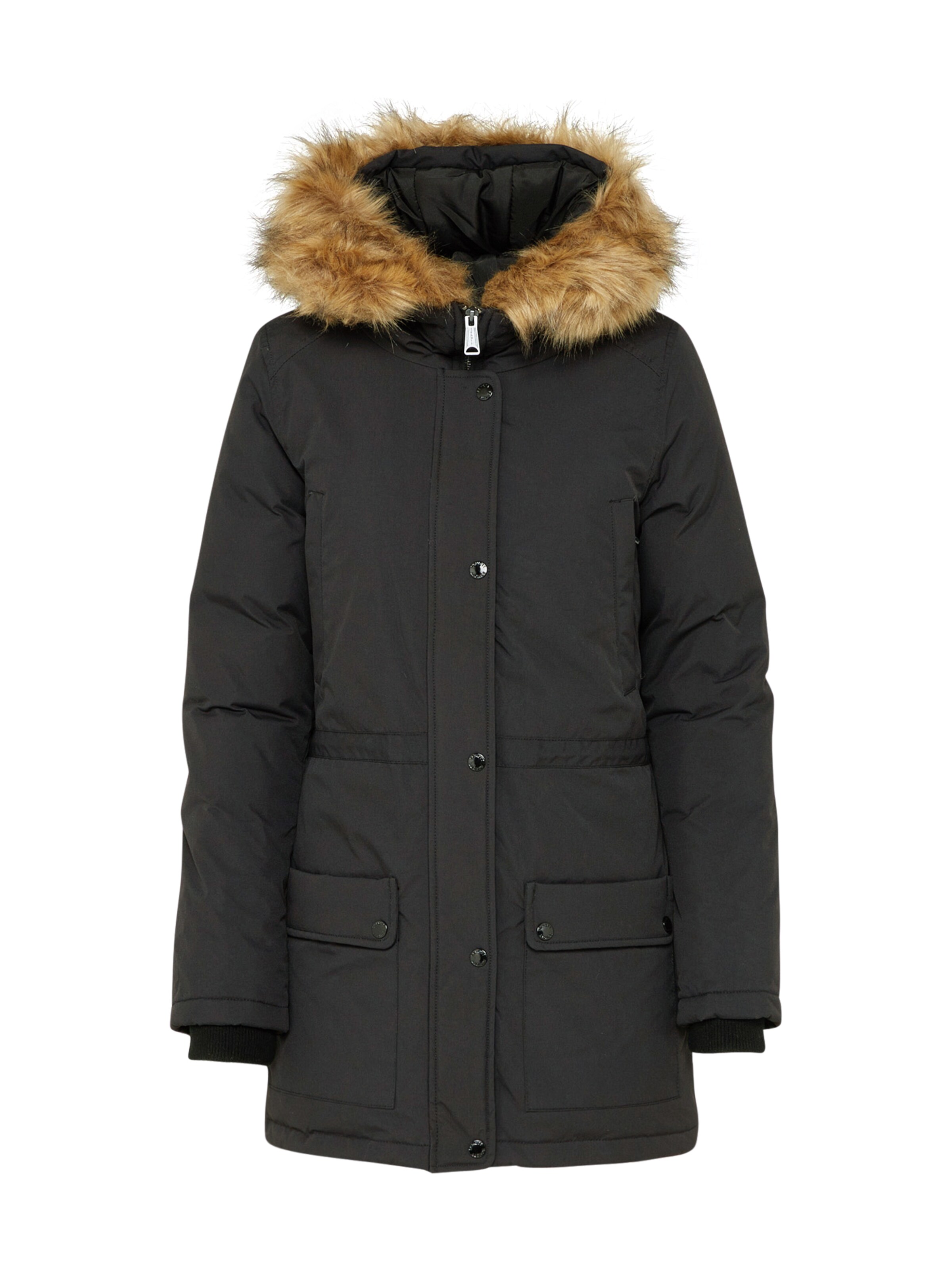 Schott NYC - Winterparka 'Lucia' in de kleur Zwart