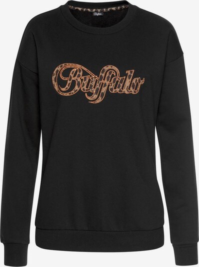 BUFFALO Sweatshirt in braun / schwarz, Produktansicht