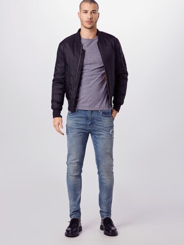 Superdry Skinny Jeans '02 Travis' in Blauw