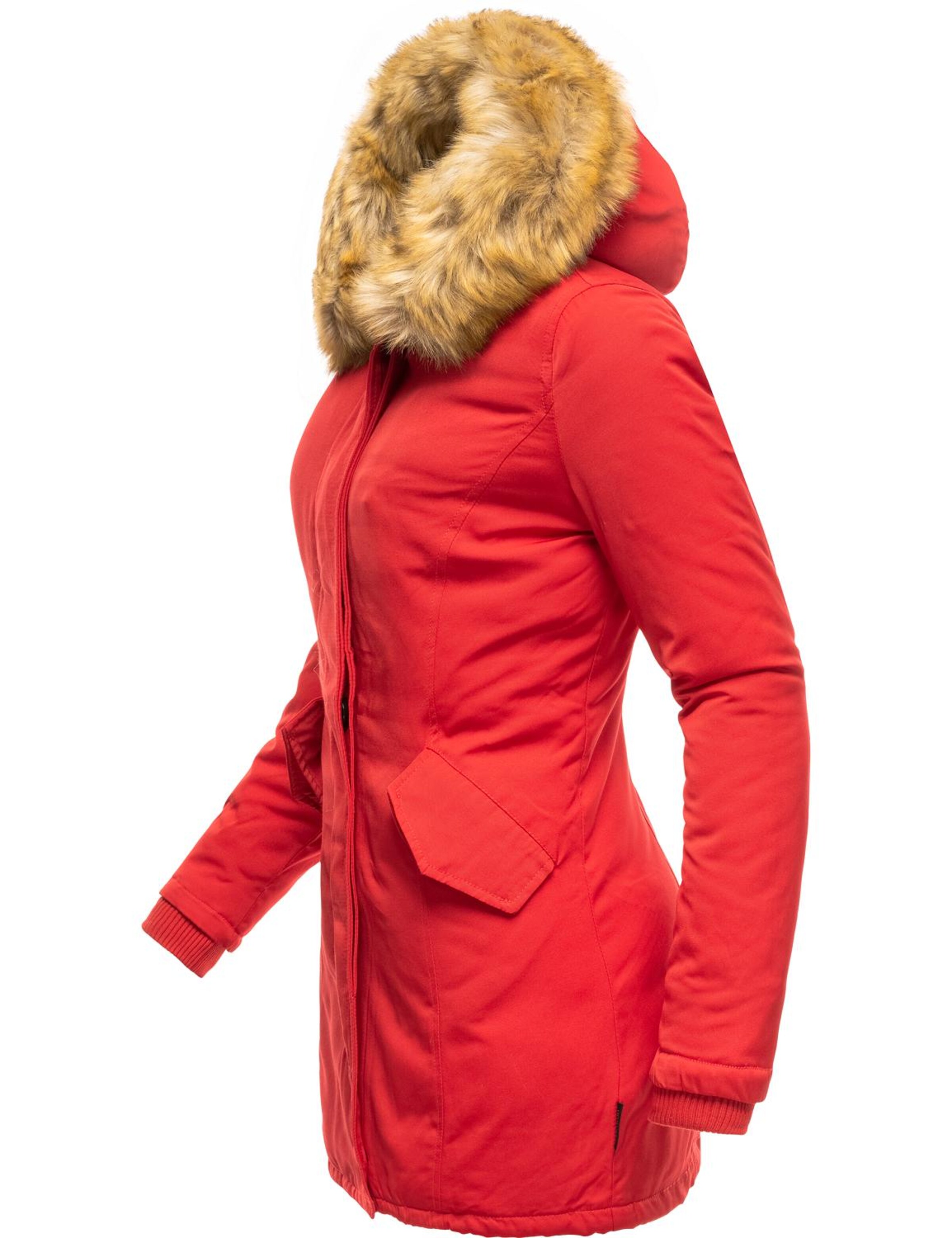 MARIKOO Winter parka 'Karmaa' in Red