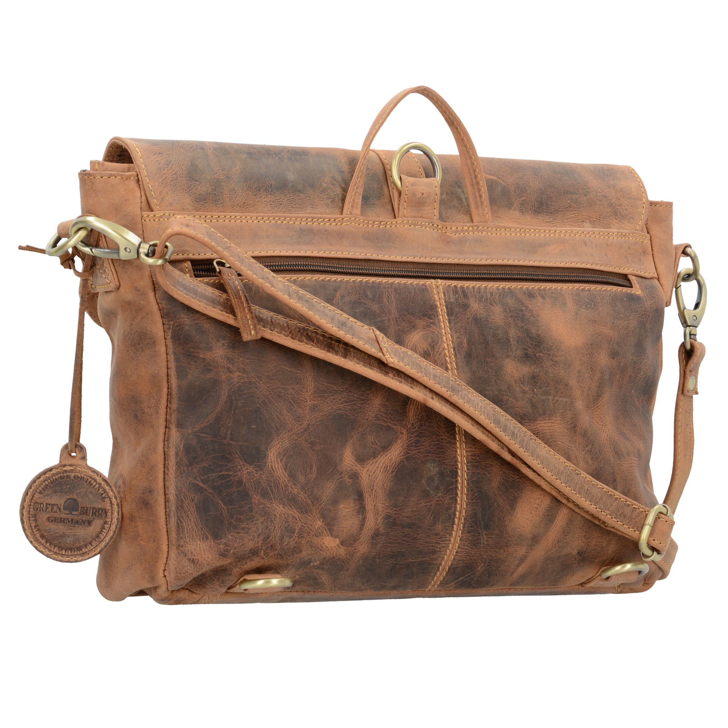 GREENBURRY Schoudertas in Bruin