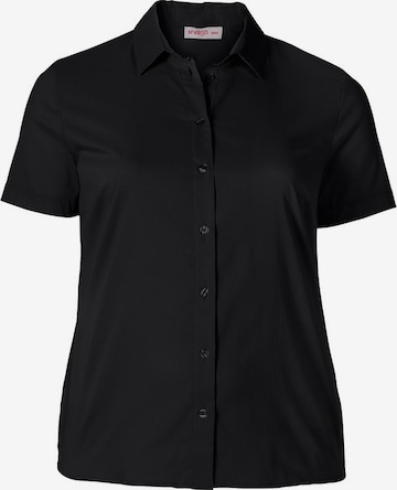 SHEEGO Blouse in Black: front