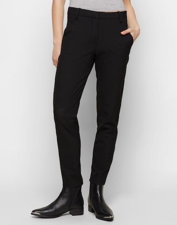 FIVEUNITS Regular Pants 'Kylie Crop' in Black: front