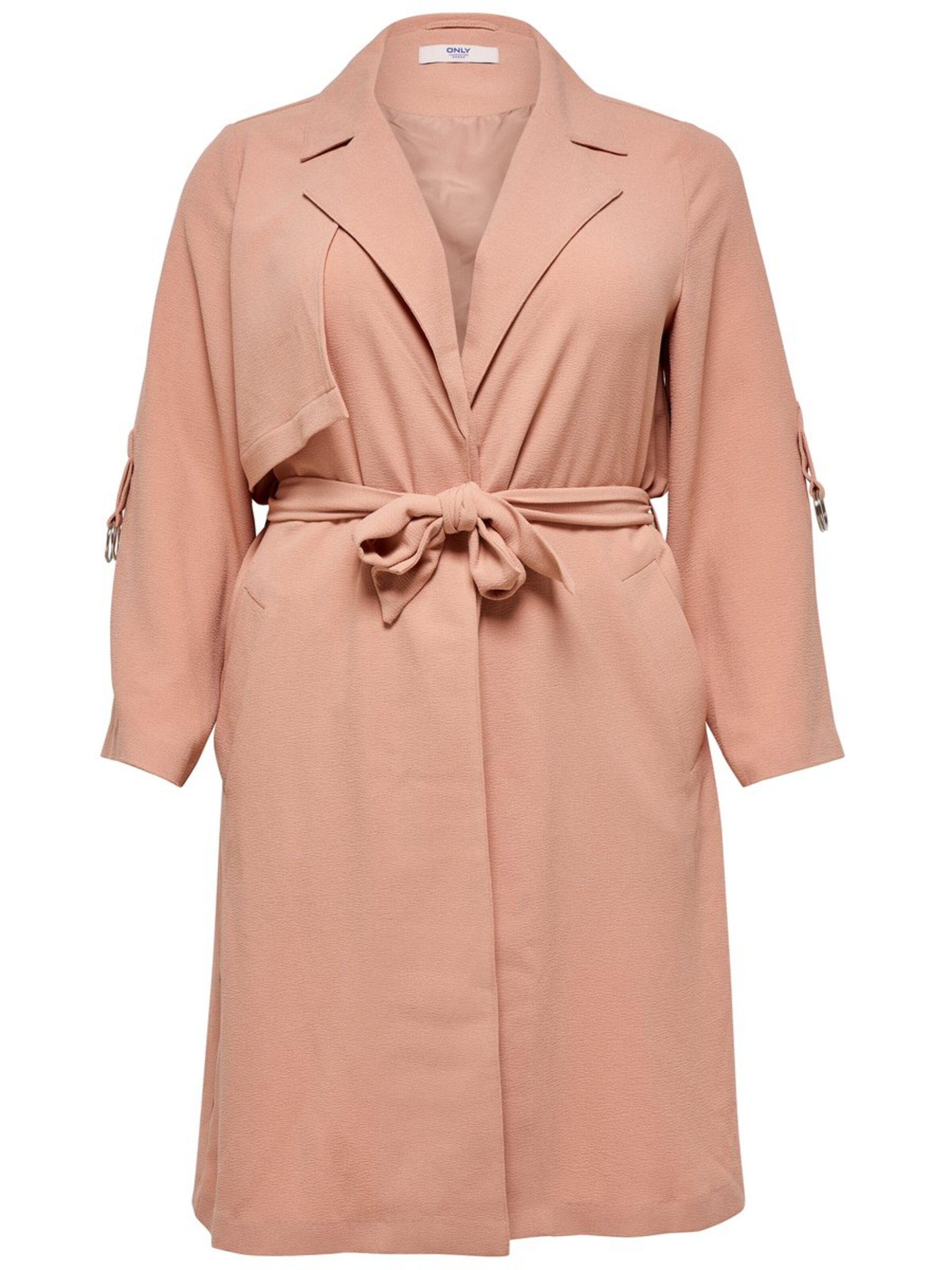 ONLY Carmakoma - Tussenmantel in de kleur Cappuccino