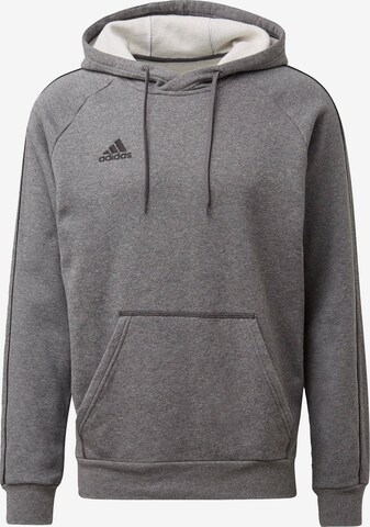 Hanorac sport 'Core 18' de la ADIDAS SPORTSWEAR pe gri: față