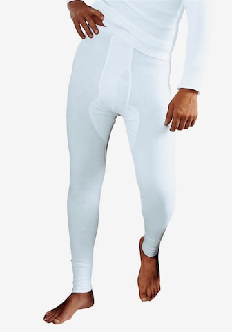 CLIPPER Long Johns in White: front