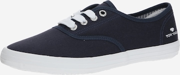 TOM TAILOR - Zapatillas deportivas bajas en azul: frente