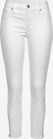 LASCANA Skinny Jeans in White: front