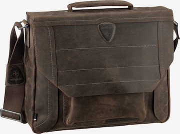 STRELLSON Document Bag 'Hunter MHF' in Brown: front