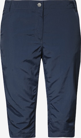 JACK WOLFSKIN Regular Outdoor Pants 'Kalahari' in Blue: front