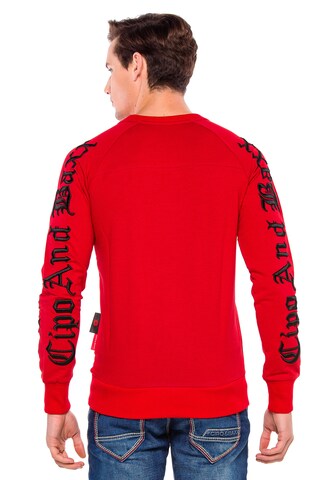 CIPO & BAXX Sweatshirt in Rot